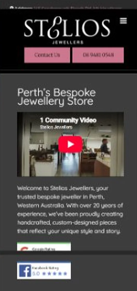 stelios-jewellers-mobile-1 Stelios Jewellers website on mobile