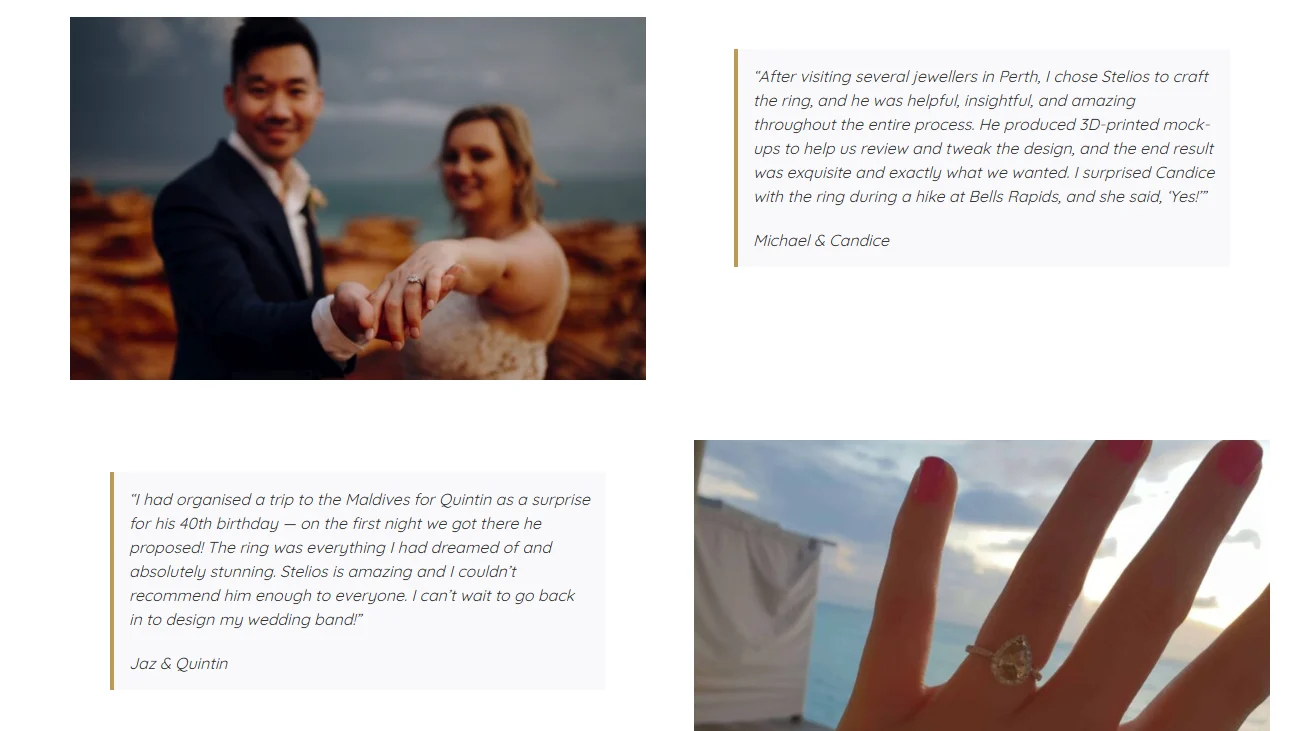 stelios-jewellers-showcase Stelios Jewellers client testimonials